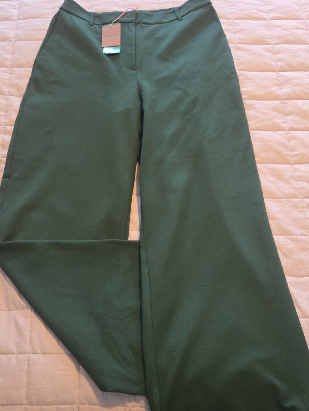 NWT Boden Belgravia Ponte Wide Leg High-Rise Trousers - Picture 3 of 3